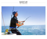 BARCUR Sunglasses Men’s Original Rectangle Fashionable Business Sunglasses – Polarized UV400 Protection for Driving Hiking Sports and Casual Wear – Trendy Fashion Shades Oculos De Sol with Anti-Reflective TAC Lenses