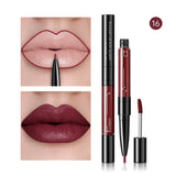 Waterproof Long Lasting Lip Liner Pencil, High Pigment Smooth Matte Lip Liner, Sweatproof Non-Fading Lip Contour Makeup