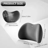 Car Headrest/Lumbar Support Car Neck Pillow Waist Cushion Driver Seat Backrest Car Cushion Driving Lumbar Support Waist Support