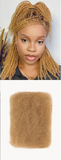Rebecca Afro Kinky Bulk Human Hair for Braiding | Remy Virgin Brazilian Extensions (Multi-Color)
