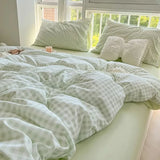 Cute Gingham Bedding Set