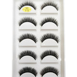 5 Pairs Natural 3D Mink False Eyelashes, Soft Wispy, Fluffy Eye Faux Lashes, Make Up Eyelash, Beauty Cat Cilios, 9 Styles