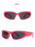 Unique Y2K Designer Luxury Sunglasses Women Rectangle Big Frame Sun Glasses For Men Outdoor UV Protection Classic 2000S Black Sh