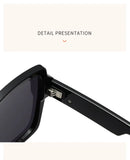Fashion Square Frame Sunglasses for Women Luxury UV Protection Large Frame All-Match DS-8052-1