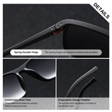 BARCUR Original Trendy White Pink Polarized Sunglasses Lightweight Comfort Square PC Eyewear for Women Sports UVA & UVB Protection Trendy Sun Glasses for Summer