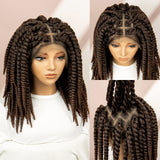 Twisted Braided Bob Wig | Full Lace Cap | Kanekalon Fibre