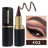 Black Long-Lasting Eyeliner Pen 24-Hour Waterproof Gel Cosmetic Makeup Fast-Dry Lip Liner Highlighter for Smokey Eye Look