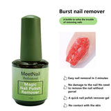 15ML Gel Nail Polish Remover No Need Soaking or Wrapping Gel Remover for Nails 3-5 Minutes Easy And Quick