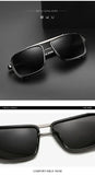 New Sunglasses Punk Sunglasses New Men's Square Uv400 Twin-beam Aviator Sunglasses
