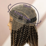 Twisted Braided Bob Wig | Full Lace Cap | Kanekalon Fibre