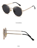 Steampunk Round Polarized Sunglasses With Prescription Women Men UV400 Anti-glare Myopia Sun Glasses Power 0 -0.5 -0.75 To -6.0