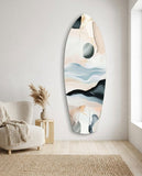 Abstract Sailing Glass Wall Art