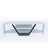 Sares 47'' Wide Corner TV Stand Console Table for Up to 55 inch TVs