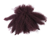 #30-#1-#30 Ombre Brown Afro Kinky Curly Bulk Human Hair | 50g Brazilian Crochet Braiding Hair Extensions (No Weft)