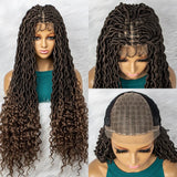 Goddess Box Braids Wig | Curly Ends | Full Lace | Crochet Hair | Black Women