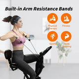 Exercise Bike Foldable Fitness Indoor Stationary Bike Magnetic 3 in 1 Upright Recumbent Exercise Bike for Home Workout