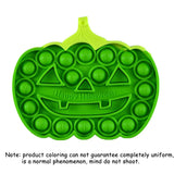 Silicone Rubber Anti Anxiety Stress Relief Push Pop Bubble Rainbow Pumpkin Ghost Fidget Toys Squeeze The Toy for Kids Adults