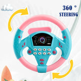 Simulation Steering Wheel Toys Education Music Simulation Car Driving Rotation Vocal Toy Gifts for boys and girls