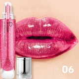 Pudaier mirror liquid lacquer lip gloss pearlescent lip glaze moisturizing lip plumping makeup