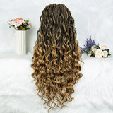 Knotless Box Braids & Dreadlocks Wig | Lace Front with Baby Hair
