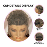 Boho Box Braided Wig with Curly Hair | Goddess Locs Accents | Full Lace Brown Braids Wig | Bohemian Box Braid Wig