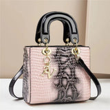 Fashion Brand Designer Women's Handbag | New Crocodile Pattern Daifei Bag (Classic Versatile Shoulder & Commuter Crossbody Bag)