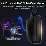 QCY H3 ANC Wireless Headphones – Hi-Res Over-Ear Bluetooth 5.4