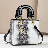 Fashion Brand Designer Women's Handbag | New Crocodile Pattern Daifei Bag (Classic Versatile Shoulder & Commuter Crossbody Bag)