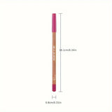 1pc Matte Lipstick & Liner Pen, Waterproof, Long-Lasting, Non-Stick, Berry Shades for All Skin Types, Makeup Pencils for Women