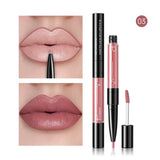 Waterproof Long Lasting Lip Liner Pencil, High Pigment Smooth Matte Lip Liner, Sweatproof Non-Fading Lip Contour Makeup