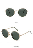 Steampunk Round Polarized Sunglasses With Prescription Women Men UV400 Anti-glare Myopia Sun Glasses Power 0 -0.5 -0.75 To -6.0