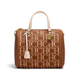 Women's Embroidered Letter Baguette Handbag | PU Leather Shoulder Bag