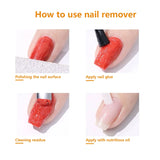 15ML Gel Nail Polish Remover No Need Soaking or Wrapping Gel Remover for Nails 3-5 Minutes Easy And Quick