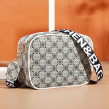 Fashion Multifunctional Small Crossbody Bag | Unisex Mini Wallet & Shoulder Bag for Daily Use & Travel (Plaid Pattern)