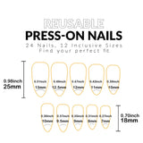 ARTAUG 24PCS Medium Stiletto Pink Black French Tip Press On Nails Star Pattern Glitter Press On Nails