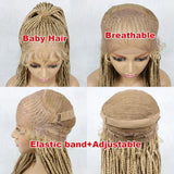 Kima Cornrow & Bantu Knot Braided Wig | Stitch Braids | Full Lace | Heat-Resistant Synthetic Hair