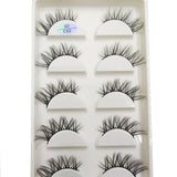 15 Style 5 Pairs 3D Eyelashes Natural False Eye Lashes Thick Faux Mink Lashes Soft Fake Eyelash Wispy Makeup Cilios