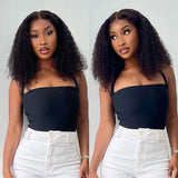 No Glue Deep Wave Lace Frontal Wigs For Women 13x4 7x5 Glueless Bob Wig Curly Human Hair Wigs 250 Density Ready to Wear