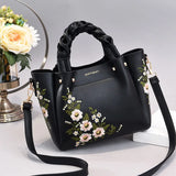 New Luxury Design Women's Pleated Tote Bag | Solid Color Underarm Handbag & Purses (Shoulder Bag, Female Retro Pouch)