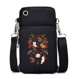 Women's Handbags Black Explosive Coffee Cat Messenger Bags | Female Cartoon Shoulder Bag Purse (Fashion Mobile Phone Crossbody Bags)