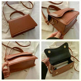 High Quality PU Leather Handbag & Purse for Women | Solid Color Shoulder Crossbody Bag (Lady Messenger, Small Tote for Girls)