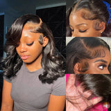 12A Wear & Go Bob Wig | 180% Density Glueless Body Wave Human Hair