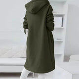 Oversized Zip-Up Streetwear Hoodie Women