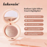 Lakerain Silken Touch Highlight Powder Smooth Texture Luminous Finish Long Lasting Makeup Waterproof Baked Highlighter Powder