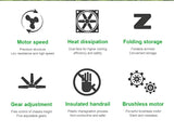 Handheld Electric Weeder and Lawn Trimmer, Cordless Brushless Garden Tool