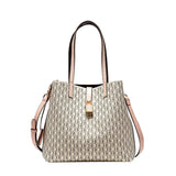 CH Women's PU Crossbody Bag With Letter Print - Large Capacity For Daily Commute And Everyday Use