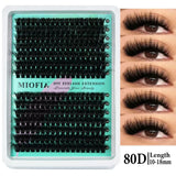New 14/30 Rows DIY 5D Fluffy Lash Clusters 30D-150D Thick Eyelash Clusters Individual Lashes 10-18mm Cluster Eyelash Extension