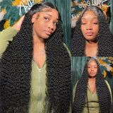 HD Transparent Lace Front Human Hair Wigs Jerry Curly Wig Lace Closure Wigs Human Hair Wig 13x4 13x6 Frontal Wigs