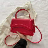 High Quality PU Leather Handbag & Purse for Women | Solid Color Shoulder Crossbody Bag (Lady Messenger, Small Tote for Girls)