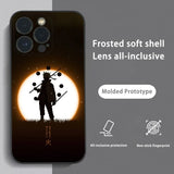 M-Minato N-Namikaze Anime Phone Case For iPhone 16 15 14 13 12 11 Pro Max Plus Mini Frosted Soft Shell Funda